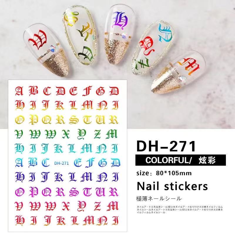 Sticker trnag trí nail mãdh271