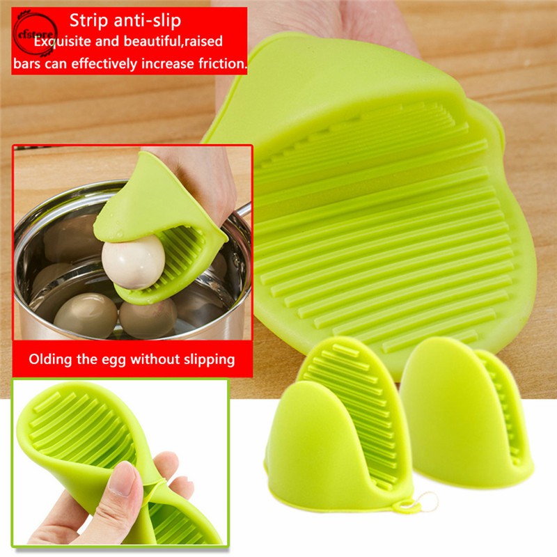 Găng Tay Silicon Cách Nhiệt Dùng Trong Nhà Bếp