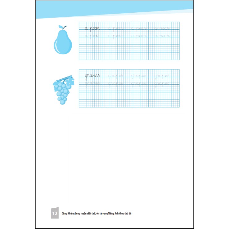 Sách Cùng Khủng Long Luyện Viết Chữ, Ôn luyện từ vựng Tiếng Anh theo chủ đề 2 | BigBuy360 - bigbuy360.vn