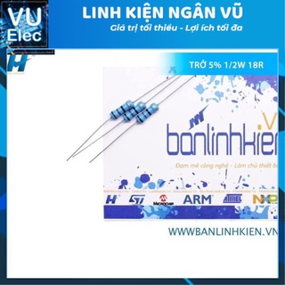 Trở 5% 1/2w các giá trị từ 1k-820r