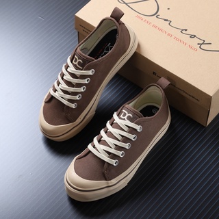 Giày Sneaker Vải Nữ DINCOX GD31 Chocolate Đế Cao