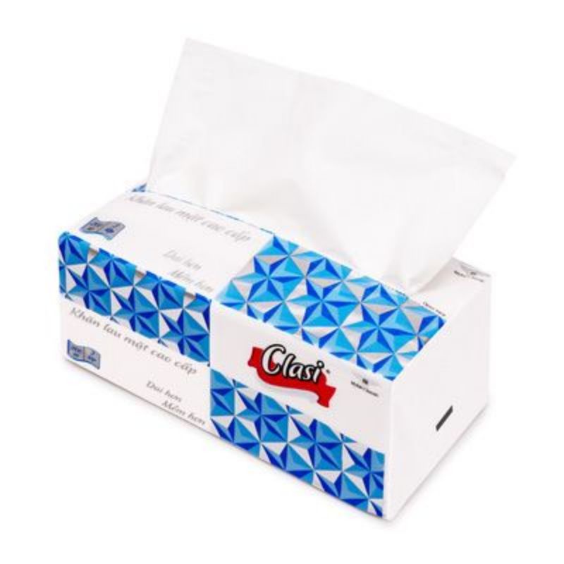Khăn giấy rút lau tay lau mặt kim cương clasi cao cấp mylan chính hãng gói 54p tờ không bụi vụn siêu dai
