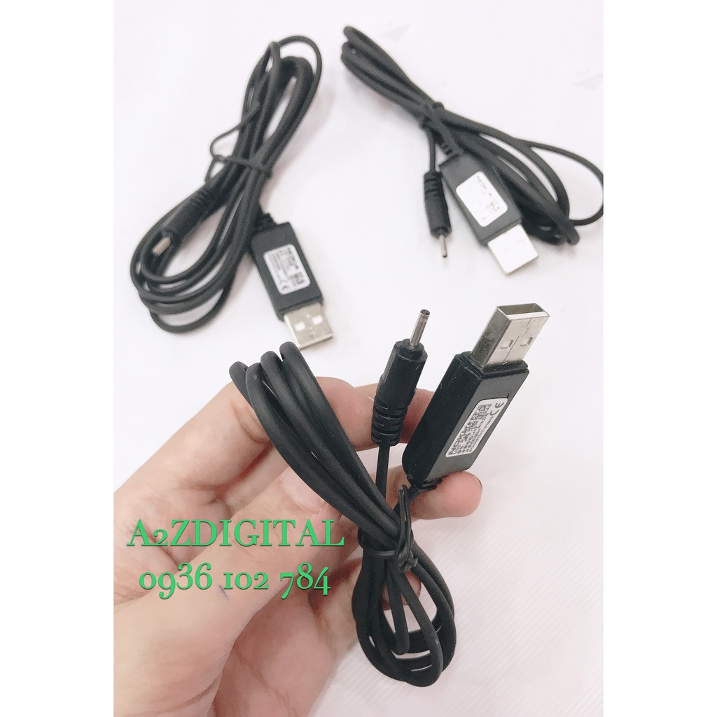 CÁP SẠC USB RA ĐẦU SẠC CHÂN KIM - NOKIA ĐUÔI NHỎ