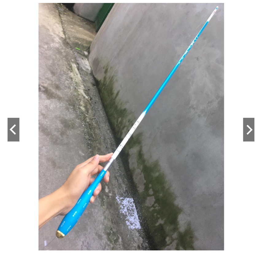 Cần Bạch Kinh Thiên xanh 4h Tặng ngọn Chuyên Câu Cảm Giác Chép Nhỏ ,Rô ,Diếc