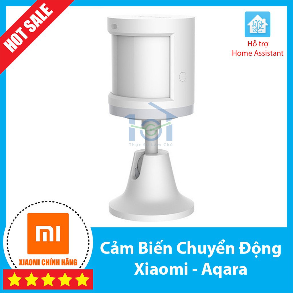 Cảm biến chuyển động Aqara chính hãng tích hợp cảm biến sáng kèm chân đế