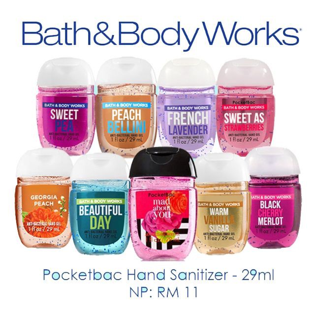 (Bill Mỹ) - Nước rửa tay khô Bath & Body Works 29ml