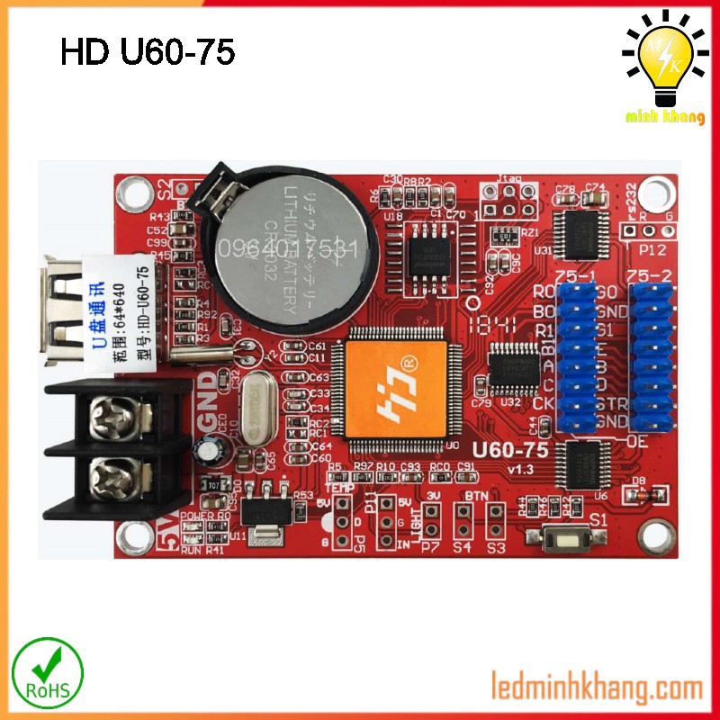 Card HD W60 75 (có wifi điều khiển led full màu)