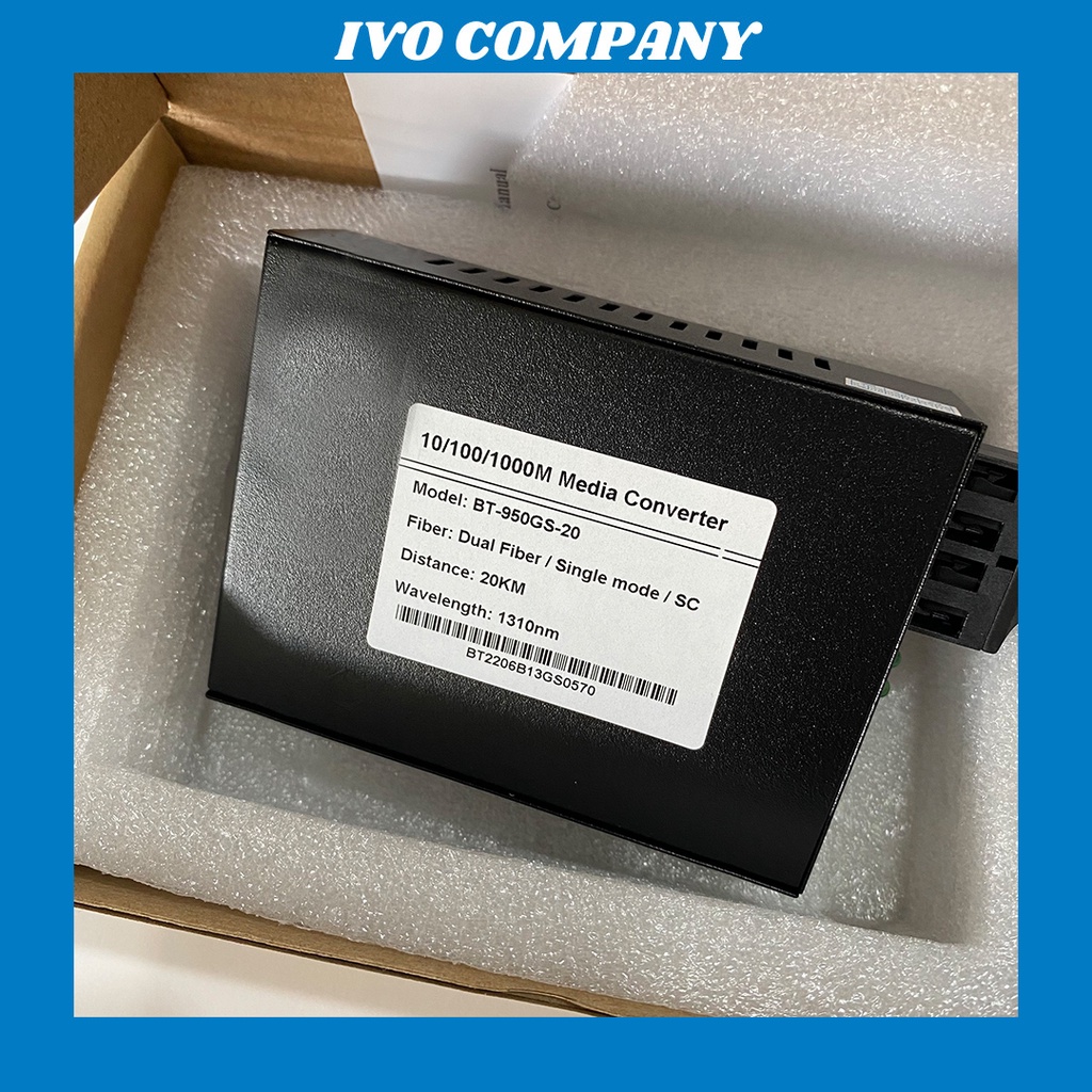 Bộ Chuyển Đổi Quang Điện BT-950 Media Converter BTON BT-950GS-20