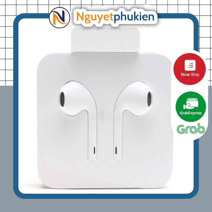 Tai Nghe Chân Dẹt Có Dây Nghe Nhạc, Đàm Thoại, Siêu Bass Chống Ồn, Tai Nghe Bluetooth Nhét Tai Earphone Có Mic