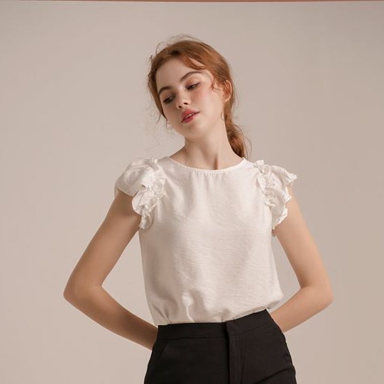OLV - Áo sơ mi Frilled Sleeve Bell Top