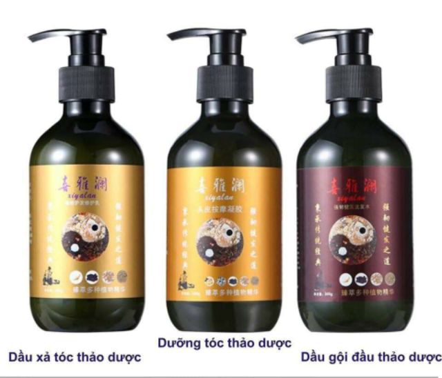 Bộ dầu gội dưỡng sinh dùng trong spa thẫm mỹ viện