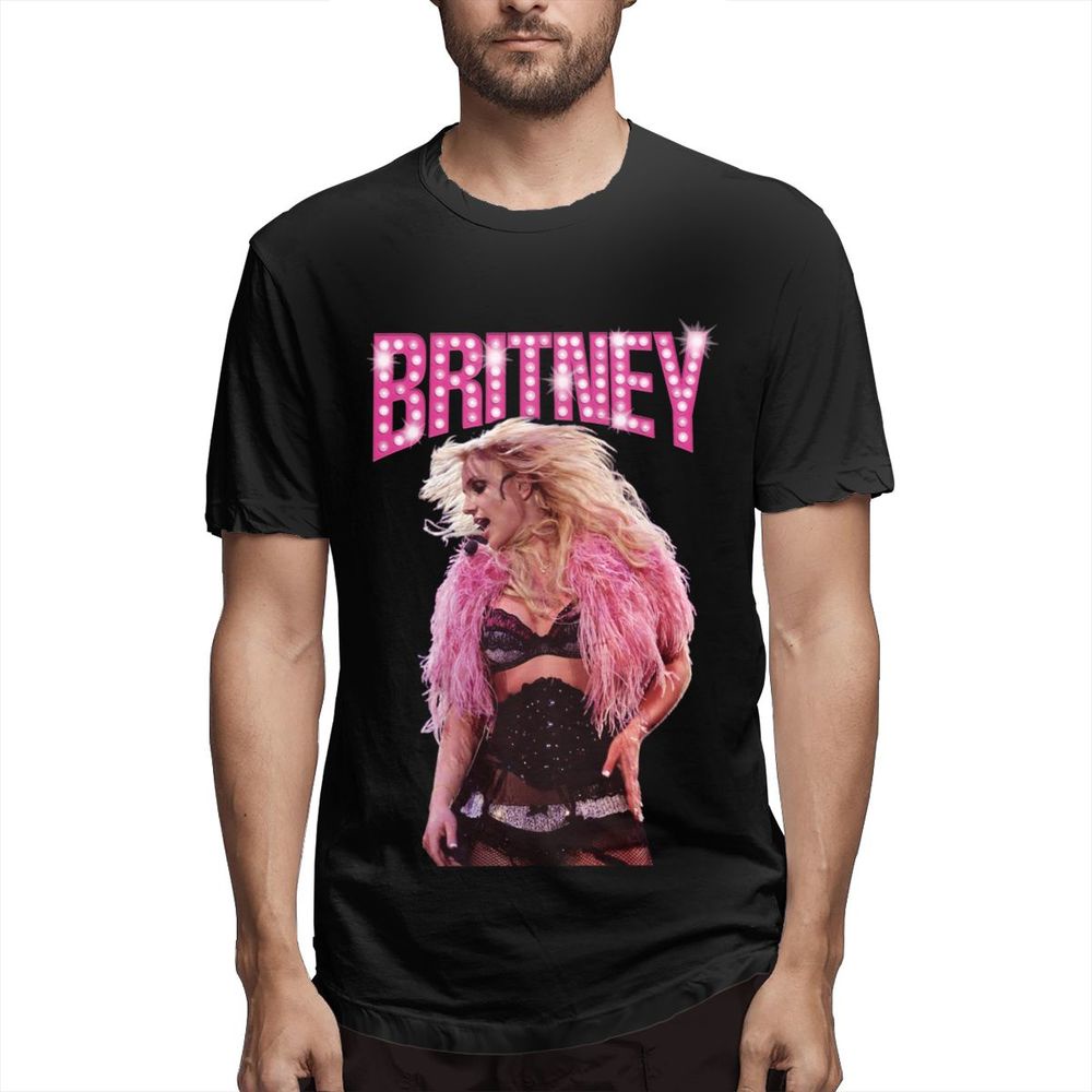 áo nam In Logo Britney Spears One Of Me Tour Phong Cách Hàn Quốc