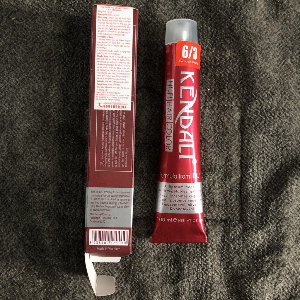 COMBO THUỐC NHUỘM TÓC KENDALI VÀ OXY CHIẾT 100ML