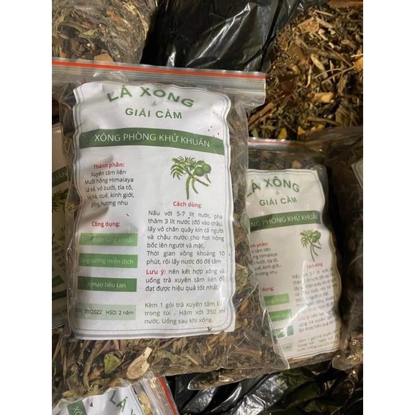 Lá xông giải cảm túi 1kg