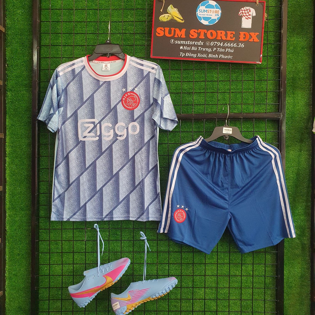 Đồ Đá Banh CLB Ajax Sân Khách 20/21–Áo Bóng Đá, Đồ Thể Thao Nam Nữ Mẫu Mới, Đẹp