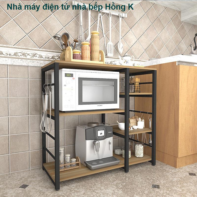 bếp đặc biệt Giá để lò vi sóng, sàn 2 tầng, nướng, đồ điện đa năng 3 tầng