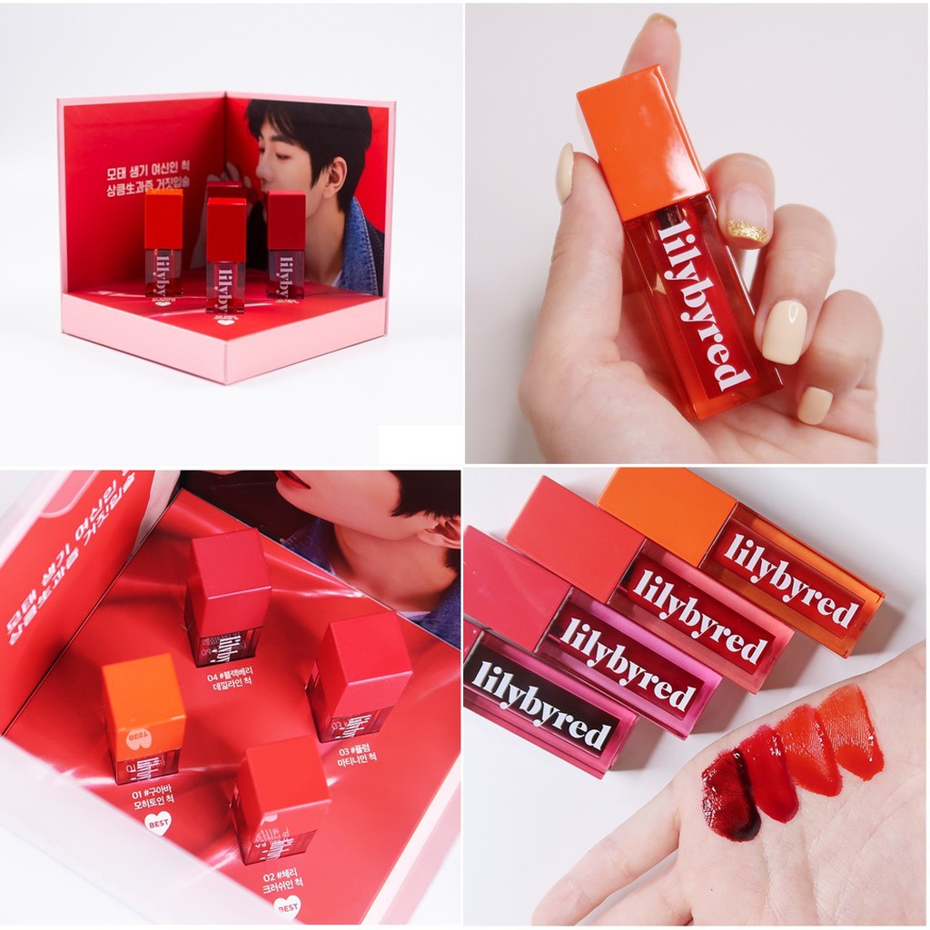 Son Bóng LILYBYRED Juicy Liar Water Tint - Siêu Lì Lâu Trôi | BigBuy360 - bigbuy360.vn