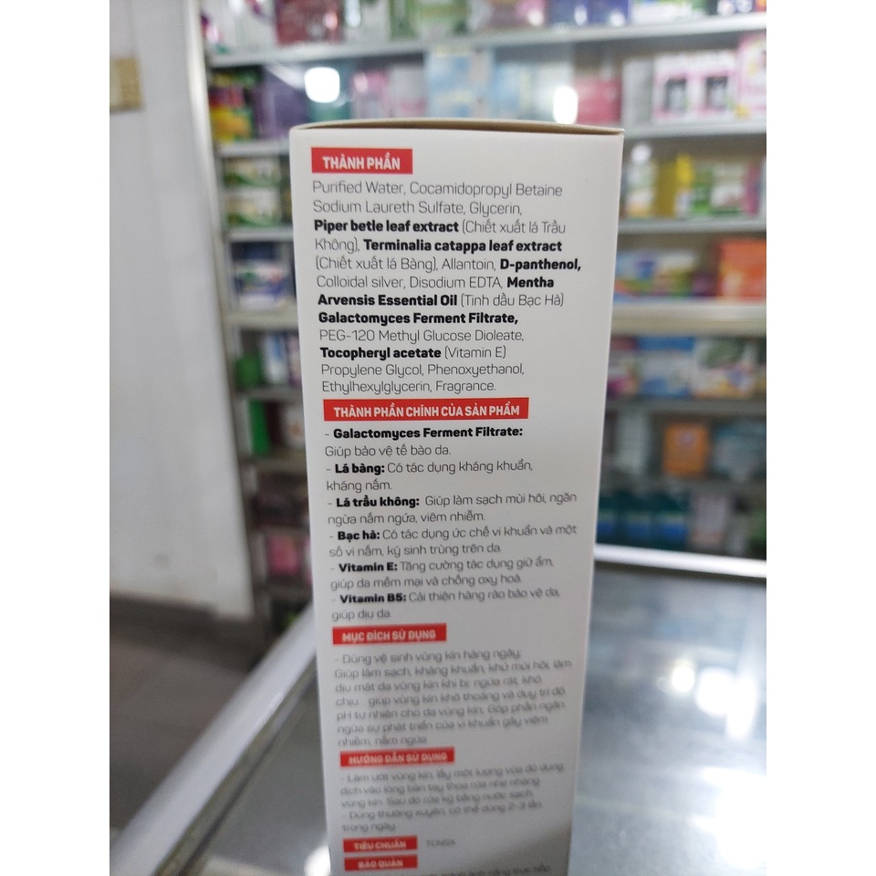 Dung dịch vệ sinh phụ khoa NAMSAN  dùng cho cả nam & nữ không gây kích ứng da chai 150ml