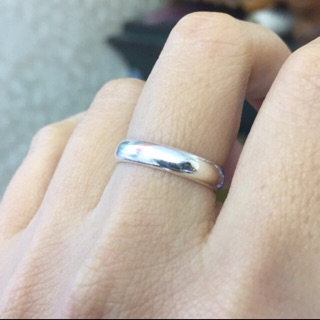 Nhẫn bạc tròn trơn