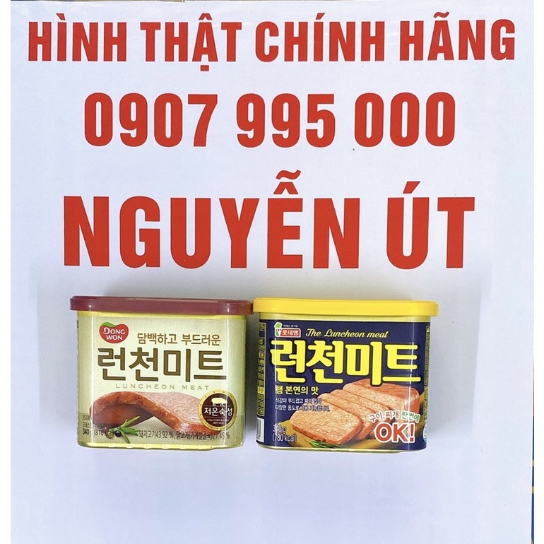 thịt hộp hàn quốc 340g