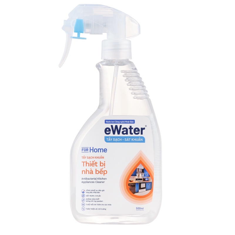 EWater - Tẩy sạch khử khuẩn thiết bị nhà bếp 500 ml - KENKO