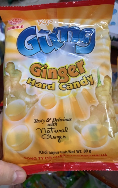 Kẹo Gừng Ginger Hải Hà gói 80g