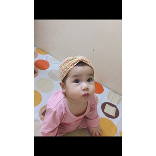 Mũ len hand made - Mũ turban cho bé