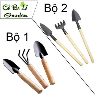 Bộ dụng cụ làm vườn mini 3 món dụng cụ làm vườn cho bé