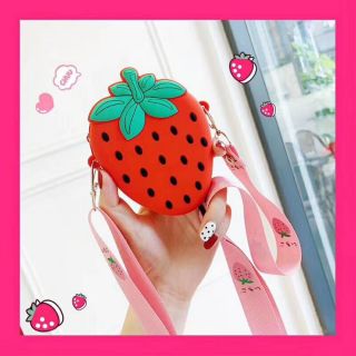 Bóp móc khoá trái cây silicon 8cm
(Dứa/ Dâu/ Bơ)