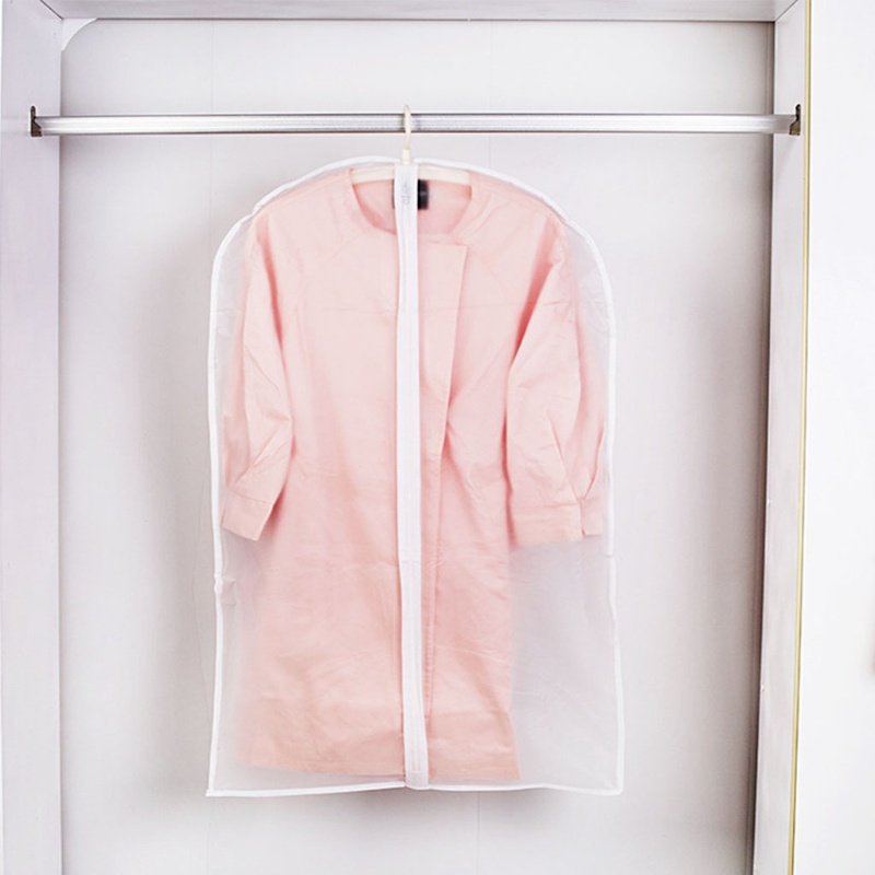 Bộ 6 Vỏ Bọc Quần Áo Khóa Kéo Trong Mờ Chống Bụi Chống Nước Thoáng Khí