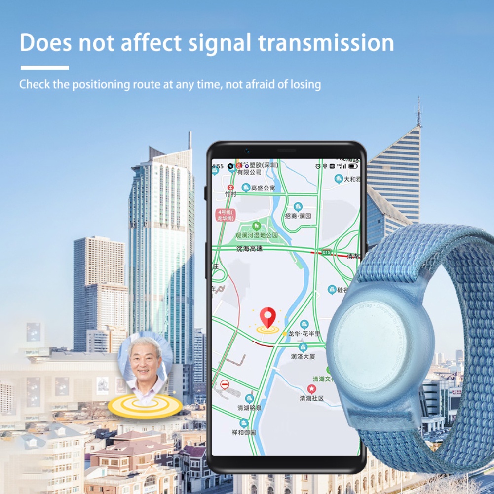 Cá Tuyết AirTags Vòng Tay Chống Mất Nylon Bảo Vệ Thiết Kế Apple Airtag Theo Dõi Thiết Bị Định Vị Đeo Tay-ELLE