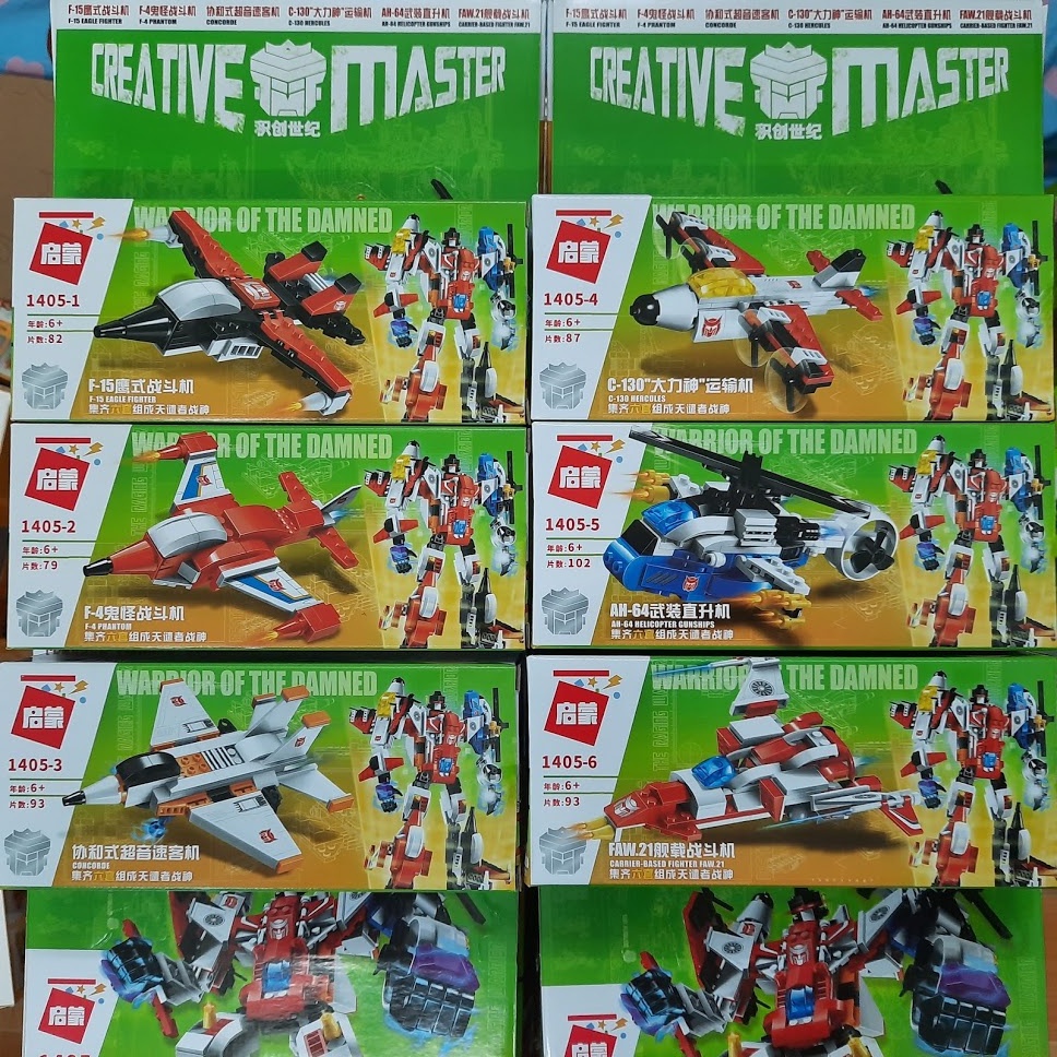 Bộ lắp ghép lego mô hình robot 6 trong 1 đồ chơi lắp ráp trẻ em