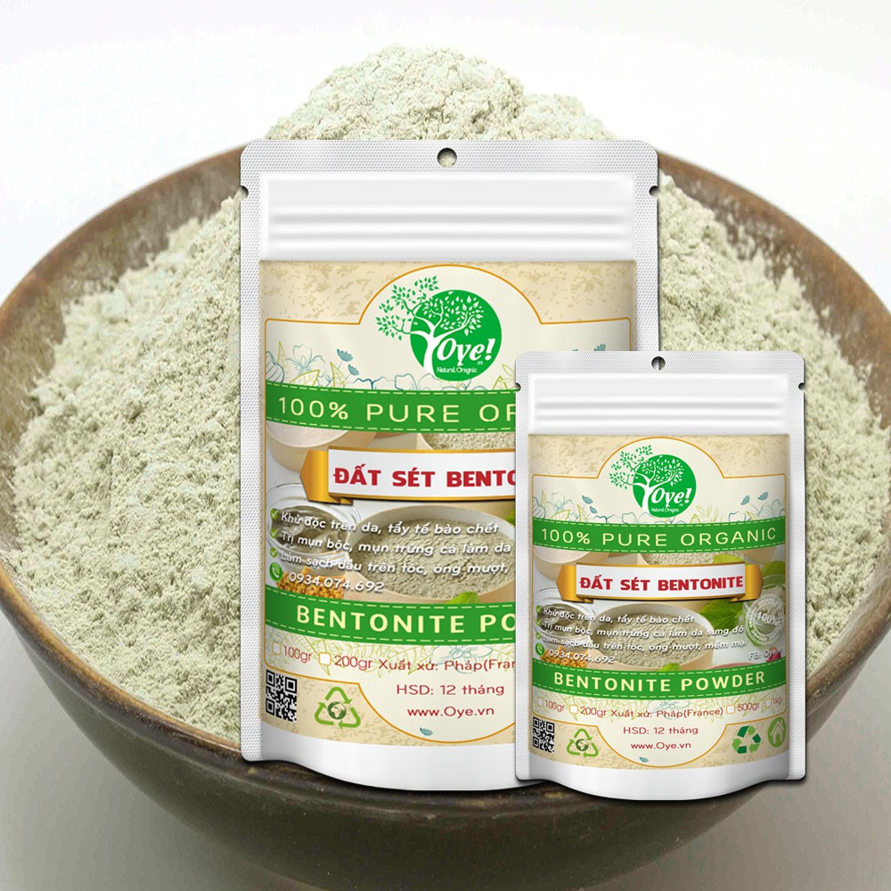 Bột Đất Sét Bentonite 100gr