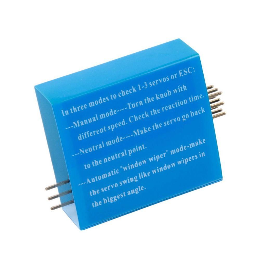 Set 2 Thiết Bị Kiểm Tra Động Cơ Servo CCPM Cho Máy Bay Điều Khiển Từ Xa Dron Helicopter 3CH ECS