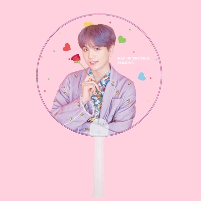 Star Entertainment Korea, Japan and South Korea Star BTS BTS JIMIN JIN SUGA V Transparent Fan Idol Ying Yuan Fan Souvenir