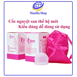 Cốc Nguyệt San AneerCup Silicol Y Tế Siêu Mềm, Thay Thế Băng Vệ Sinh, Đạt Chuẩn FDA, Hàng Chính Hãng