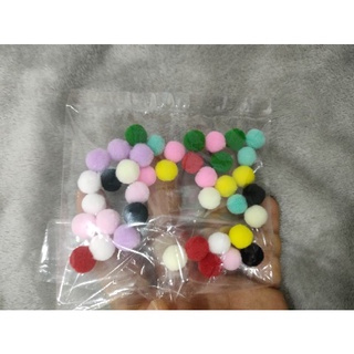 bom bom 0.9cm ( pom pom )bông len mịn