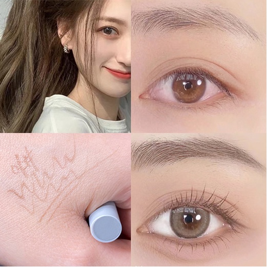 Bút Chì Kẻ Lông Mày Dạng Lỏng 4 Màu Tự Nhiên Mịn Màng Chống Nước Chống Mồ Hôi Không Phai