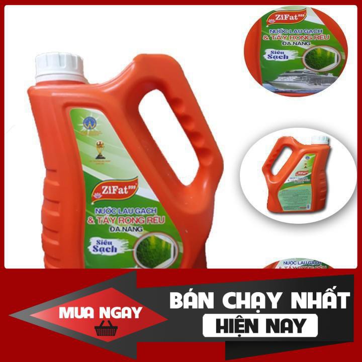 Nước lau gạch, tẩy Xi măng và tẩy rong rêu, đa năng 2lit, Tẩy sạch cặn bẩn, rêu, vết ố, gáu bẩn ở tolilet, nhà tắm