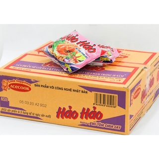 Mì tôm Acecook Hảo Hảo chua cay 1 thùng