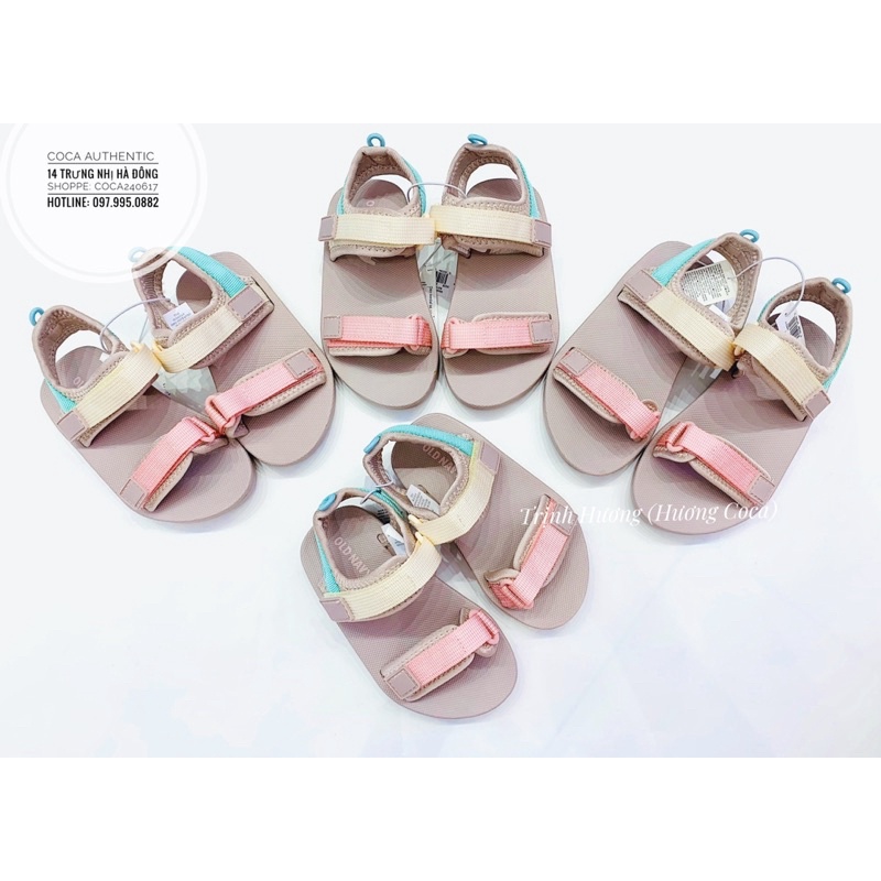 Dép Sandal 2 quai dán cho bé gái vợt sale