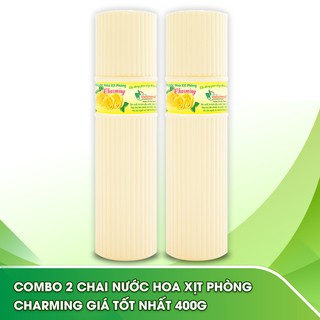 Combo 2 chai nước hoa xịt phòng Charming Giá Tốt Nhất  400g