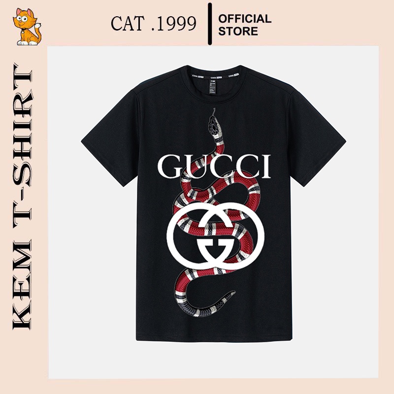 Áo thun Oversize Gucci x Snake, áo phông T shirt nam nữ unisex*--*