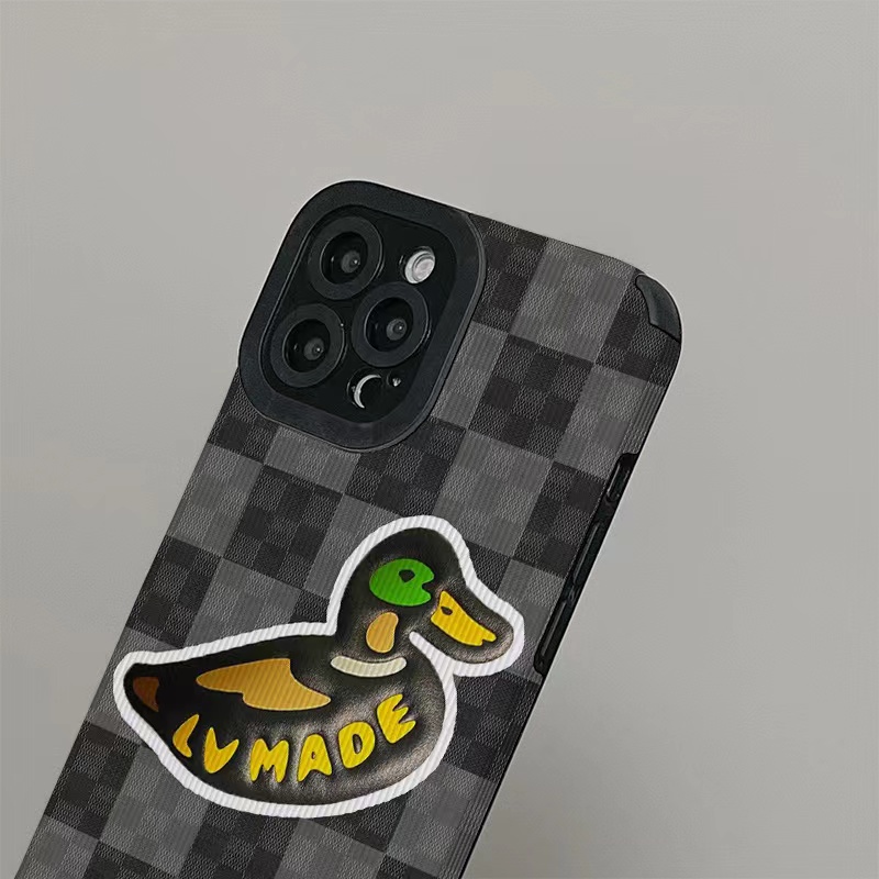 Ốp Điện Thoại Da Vịt Sang Trọng Cho iphone 13 Pro Max i13 13pro 11 Pro Max i11 X XR Xs Max 7plus 8plus 12Pro 12 Pro Max