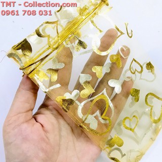 Túi vải hoa văn 7x9cm, Dùng đựng vật phẩm sưu tầm, đồng xu, vật phẩm phong thủy-TMT Collection - SP005024