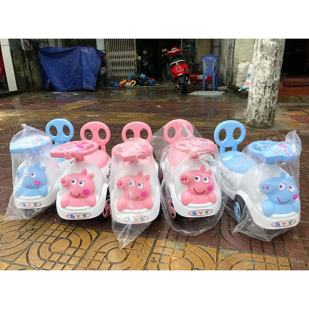 xe chòi chân heo papa