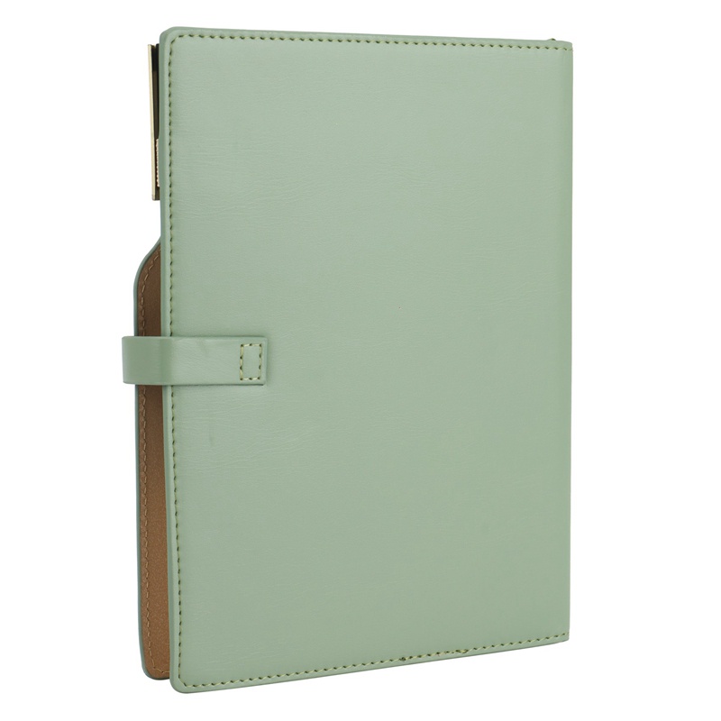 Sổ tay lên kế hoạch Agenda 2022 A5 kèm bút màu xanh lá