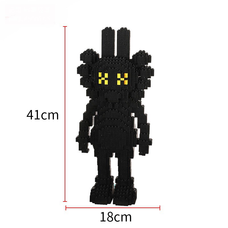 Bộ xếp hình lắp ráp Kaws Thỏ siêu to 41cm