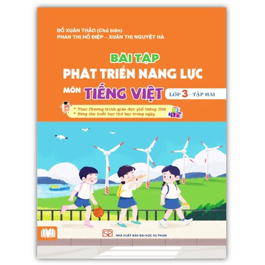 Sách - Combo Bài tập phát triển năng lực môn Tiếng Việt lớp 3 - Tập 1 + 2  ( theo Chương trình GDPT 2018) Cánh Diều