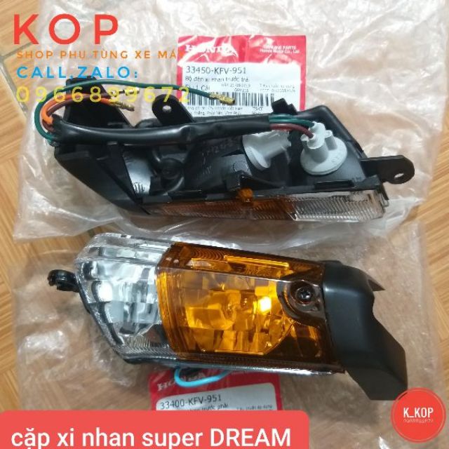 Cặp xi nhan trước xe Super DREAM hàng chính hãng honda (-9%)